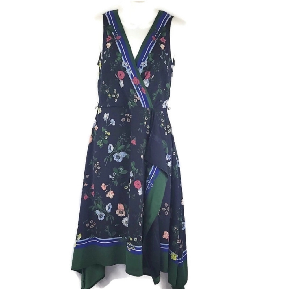 Ann Taylor faux wrap dress sz 00P